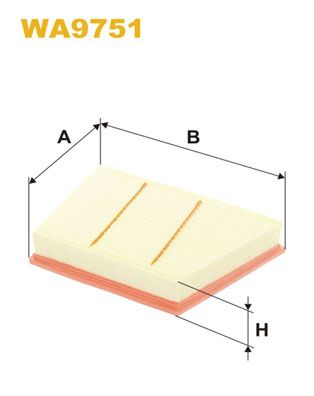 WIX FILTERS Воздушный фильтр WA9751